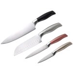 Set 4 couteaux en acier inoxydable n�on