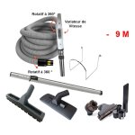 Set 8 accessoires + 1 flexible à variateur de vitesse - longueur au choix (de 8 à 15m) - 9m Set 8 accessoires + 1 flexible à variateur de vitesse - longueur au choix (de 8 à 15m) - 9m