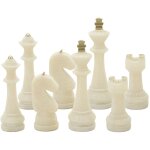 Set de 8 figurines �chec en polyr�sine quarzy