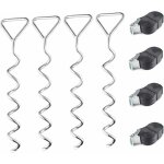 Set d'ancrage pour trampoline, � toute �preuve trampoline kit d'ancrage, kit d'ancrage au sol avec 4 ...