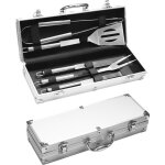 Set barbecue professionnel en acier inoxydable 5 pi�ces - accessoires barbecue ustensiles barbecue cadeau ...