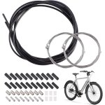 Set de cable de frein v�lo, kit de gaines de c�bles de frein de v�lo de montagne, universel kit de fil ...