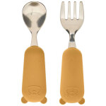Set couverts enfant  yum  16cm ocre