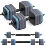 Set haltères 30 kg, multi - usage avec barre, poignées ergonomiques, plaques stables, revêtement silencieux ... Set haltères 30 kg, multi - usage avec barre, poignées ergonomiques, plaques stables, revêtement silencieux ...