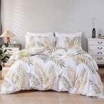 Set housse de couette 220x240 cm 2 personnes et 2 x taies d'oreiller 50x75 cm 100% microfibre parure ... Set housse de couette 220x240 cm 2 personnes et 2 x taies d'oreiller 50x75 cm 100% microfibre parure ...