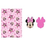 Set plaid + coussin - minnie mouse - 100x140 cm Set plaid + coussin - minnie mouse - 100x140 cm