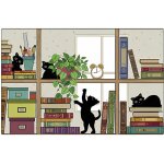 Set de table chatons dans la biblioth�que 43 cm