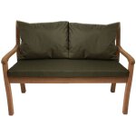 Coussin pour banc 100x50x50cm, coussins pour balancelle de jardin vert, coussin d'assise, coussin de ...