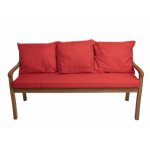 Coussins pour banc extrieur 140x50x7 / 3x50x56cm, coussins pour banquette de jardin rouge, coussins ...
