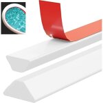 Seuil de douche 100 cm, bande d'�tanch�it� en silicone, joint de douche �tanche, joint de douche pour ...