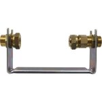 Sferaco - kits rail support compteur acier galvanis� l. 190 mm - compteur l. 110 mm dn15 - �crou tournant ...