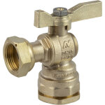 Sferaco - robinet �querre avant et apr�s compteur laiton - pour tube pehd 20 - �crou prisonnier 3 / 4' ...