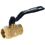 Sferaco - vanne � sph�re serena pn40 acs poign�e plate noire femelle / femelle 1 / 2' (15 / 21)