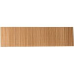 Chemin de table en bambou marron brun 75x140x37. 5 cm