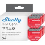 Shelly - 1pm gen4 - interrupteur matter, zigbee, wi - fi, 1 canal 16a, mesure de consommation �lectrique, ...