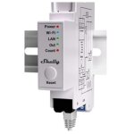 Shelly pro em 50a compteur energie blanc 94x19x69 mm