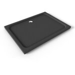 Saniverre - shimmer stone receveur de douche 90 x 120 cm acrylique gris effet pierre + bonde et siphon ...