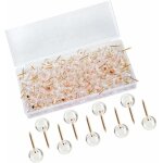 Shining house - 100 pcs punaises, punaises à tête en plastique transparent pour tête punaises babillard, ... Shining house - 100 pcs punaises, punaises à tête en plastique transparent pour tête punaises babillard, ...