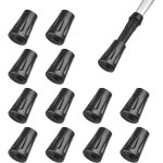 Shining house - lot de 12 embouts de rechange en caoutchouc pour btons de randonne