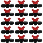 Shining house - 15 pices vanne commutateur d'irrigation goutte tube d'irrigation pe 16 mm raccords verrouilla ...