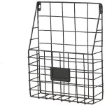 Shining house - 1pcs tagre murale porte - magazine / porte - revue panier  journaux porte revue mural ...