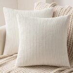 Shining house - lot de 2 housse de coussin decorative en velours ctel canap taie d'oreiller douce ...