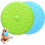 Shining house - 2 pices frisbees pour chien, disque chien 18. 5 cm, frisbee pour animaux, disque volant ...