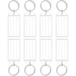 Shining house - 20 pices porte cls porte - cls en plastique de 5. 6 cm avec tiquettes en papier vierge ...