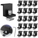 Shining house - 20 pices supports de panneau solaire, 30 mm fixation panneau solaire, kit panneau solaire, ...