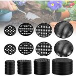 Shining house - 200 pcs grille drainage bonsaï, rond grille pot de fleur, pour les bonsaïs et les pots ... Shining house - 200 pcs grille drainage bonsaï, rond grille pot de fleur, pour les bonsaïs et les pots ...
