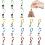 Shining house - 25pcs pinces  torchons de cuisine, clips porte - torchon, crochet de cintres pour accueil ...