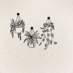 3 pièces vase à fleurs art mural en métal décor de ornements fleur dans un vase décoration murale, noir ... 3 pièces vase à fleurs art mural en métal décor de ornements fleur dans un vase décoration murale, noir ...