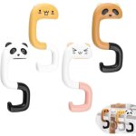 Shining house 4 pices accroche sac, accroche sac  main pliable, brancher de animal de dessin anim ...