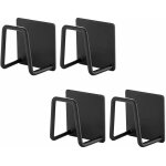 Shining house - 4 pices porte ponge auto - adhsif vier cuisine, acier inoxydable tanche porte - ...