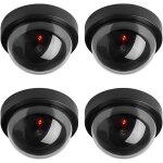 Shining house - 4 x noir dôme fausse sécurité fictive caméra cctv imperméable à l'eau ir led clignotant ... Shining house - 4 x noir dôme fausse sécurité fictive caméra cctv imperméable à l'eau ir led clignotant ...