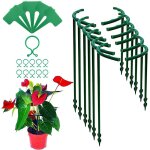 Shining house - 6 tuteur pour plante, supports pour arbustes, 10, 3 6, 5 pouces supports de jardin en ... Shining house - 6 tuteur pour plante, supports pour arbustes, 10, 3 6, 5 pouces supports de jardin en ...