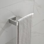 Shining house - anneau porte - serviette ouvert sus 304 acier inoxydable argent bross� salle de bain ...