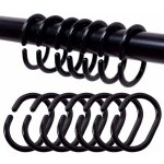 Shining house - anneaux rideaux 24 pices crochets de rideau de douche crochet rideau anneaux de douche ...