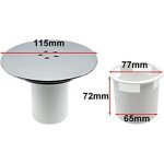 Shining house - bonde douche, bonde de douche 90 mm / 115mm, remplacement de couvercle de siphon douche ...