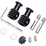 Shining house - boulons de réservoir de toilettes, kit de boulons de fixation plaqués zinc noir pour ... Shining house - boulons de réservoir de toilettes, kit de boulons de fixation plaqués zinc noir pour ...
