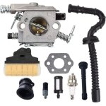 Shining house - compatible avec le carburateur ms 250 pour carburateur stihl ms250 021 023 025 ms210 ...