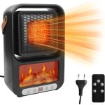 Shining house - chauffage d'appoint 800w ? minuterie et tlcommande, pour salle de bain