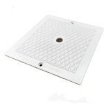 Shining house - couvercle carr de 25, 4 cm pour skimmer de piscine