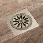 Shining house - drain de douche en laiton, carr siphon de sol anti - odeur grille douche pour salle ...