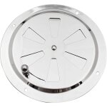 Shining house - grille de ventilation ronde en acier inoxydable, 125 mm, grilles d'a�ration r�glables, ...