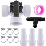 Kit de drivation 12 pcs bypass piscine vanne 3 voies raccord  32 / 38mm connecteur t pompe filtre  ...