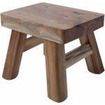 Shining house - marchepied en bois avec 4 pieds pour bb et enfant, tabouret multifonction et sige ...