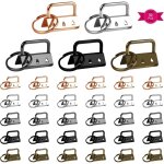 Shining house - matériel de bracelet avec porte - clés, 30pcs matériel de chaîne key fob, pince porte ... Shining house - matériel de bracelet avec porte - clés, 30pcs matériel de chaîne key fob, pince porte ...