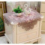 Shining house - nappe carrée décorative pour table de chevet, housse de protection contre la poussière, ... Shining house - nappe carrée décorative pour table de chevet, housse de protection contre la poussière, ...