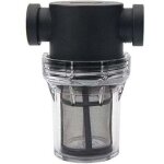 Shining house - pipeline filtre de pompe � eau 3 / 4' avec tamis en acier inoxydable 100 mailles, filtre ...